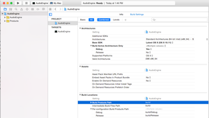 Xcode Build Settings