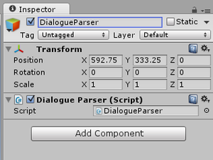 Dialogue Parser